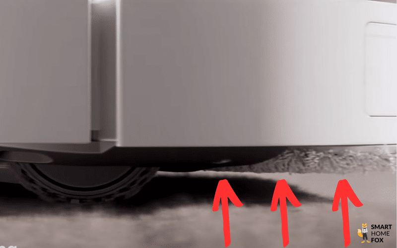 Die Moppanhebung des Dreame L10s Pro Ultra Heat ist zu sehen.